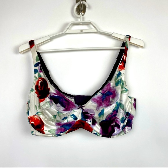 Cacique Other - Cacique Floral Unlined Full Coverage Bra